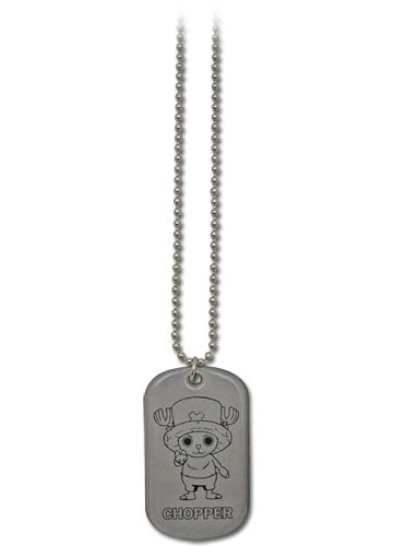 One Piece Chopper Dog Tag Anime Cosplay Necklace GE-8285