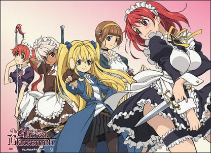 Sacred Blacksmith Group Cloth Wall Scroll Poster GE-84009