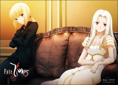 Fate Zero Saber & Irisviel Anime Cloth Wall Scroll Poster GE-84062