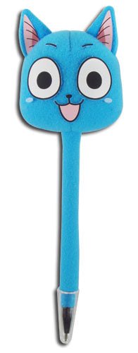 Fairy Tail Happy Licensed Anime Blue Plush Pen GE-84071