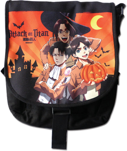 Attack On Titan Halloween Eren, Levi & Zoe Anime Messenger Bag GE-84519