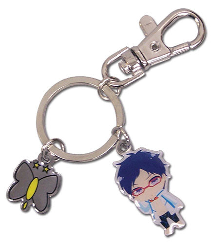 Free! Rei & Icon Anime Metal Keychain GE-85015