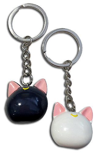 Sailor Moon Luna & Artemis 3D Anime Keychain Set GE-85281