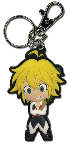 The Seven Deadly Sins Meliodas Dragon's Wrath Anime PVC Keychain GE-85377