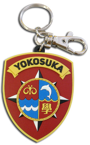 High School Fleet Yokosuka Emblem Anime PVC Keychain GE-85414