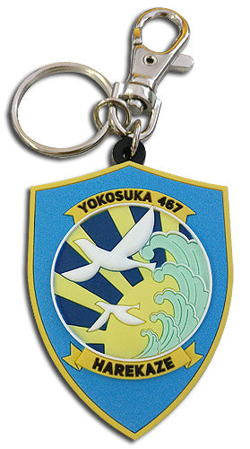 High School Fleet Harekaze Emblem Anime PVC Keychain GE-85415
