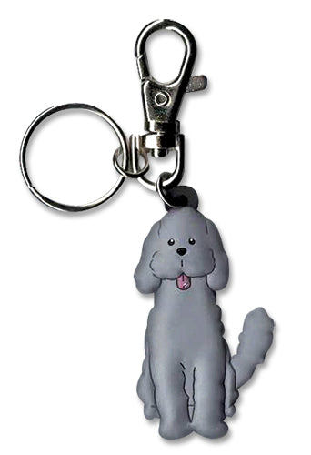 Yuri!!! On Ice Makkachin Sitting Anime PVC Keychain GE-85488