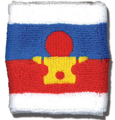 Gundam 00 HRL Anime Red White Blue Striped Wristband GE-8664