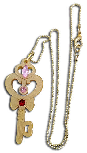 Sailor Moon R Time Key Anime Cosplay Acrylic Necklace GE-87034