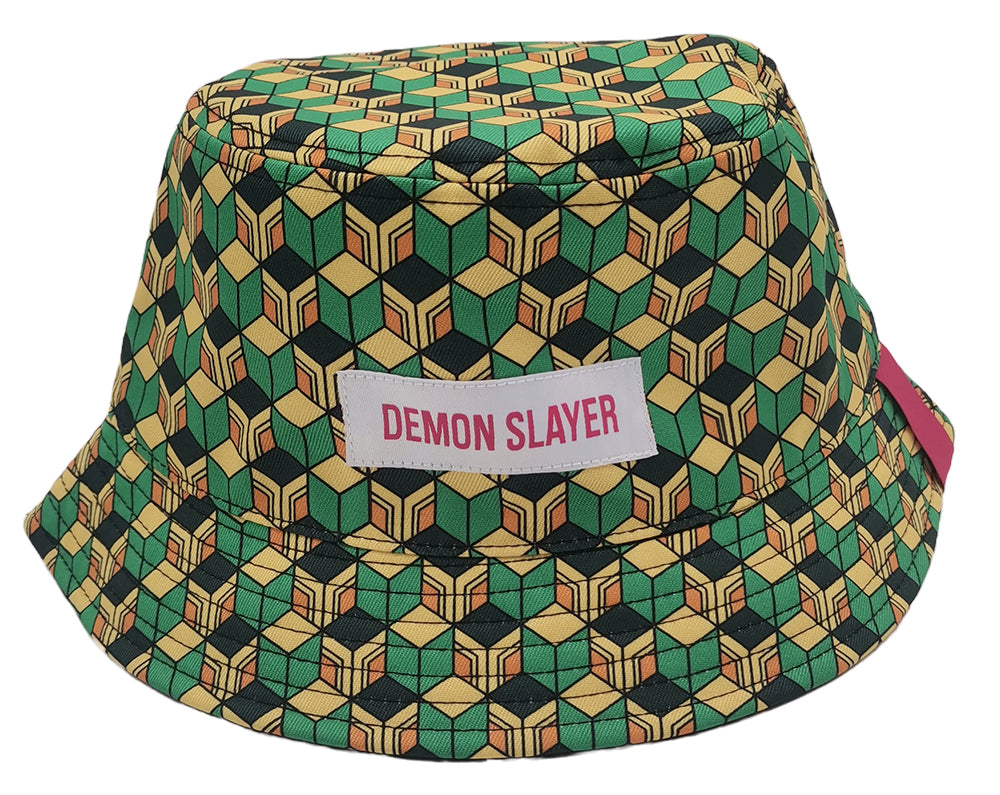 Demon Slayer Giyu Style Anime Green Bucket Hat GE-883731