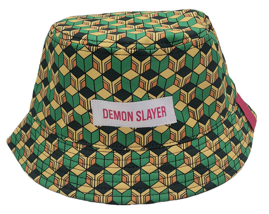 Demon Slayer Giyu Style Anime Green Bucket Hat GE-883731