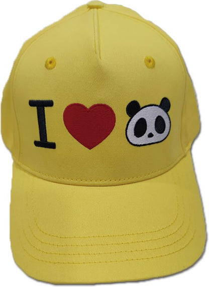 Jujutsu Kaisen I Love Panda Anime Yellow Hat GE-88378