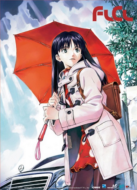 FLCL Ninamori Anime Cloth Wall Scroll Poster GE-9666