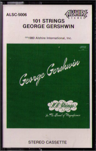 101 Strings George Gershwin Alshire (1980) Vintage Audio Cassette Tape