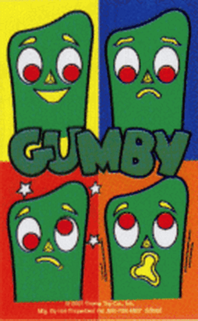 Gumby Lucite Keychain GK1079