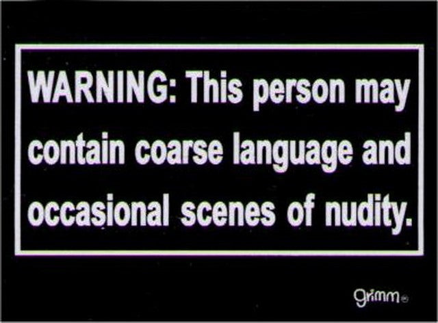 Warning Person May Contain Scenes Magnet GM2769