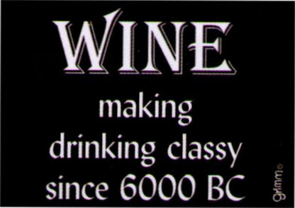 Wine Making Drinking Classy Since 6000BC Magnet GM5003