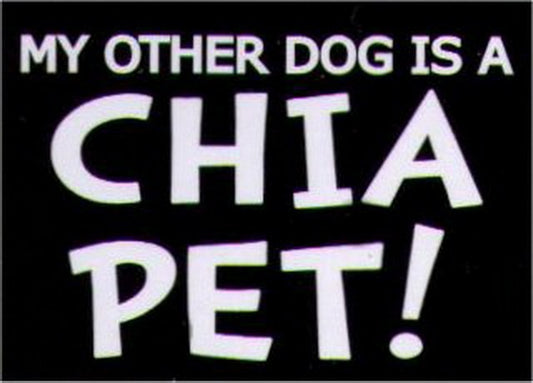My Other Dog Is A Chia Pet Humor Magnet HM270