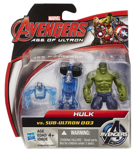 Marvel Avengers Age of Ultron Hulk vs Sub-Ultron 003 2.5 Inch Figure 2-Pack