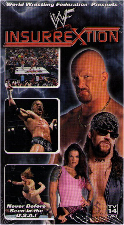 WWF InsurreXtion (2001) Wrestling WWE VHS Tape