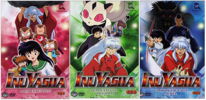 Inuyasha Vol. 30 31 32 DVD Lot - Monkey Business / Glow False Jewel / Duplicates and Dilemmas - (3 DVDs)