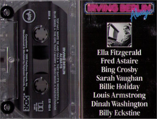 Always Songs of Irving Berlin Vintage Audio Cassette Tape