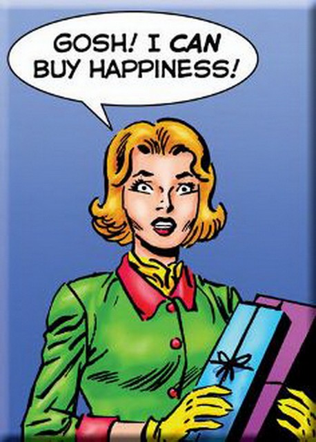 Last Kiss Gosh! I Can Buy Happiness Magnet 29551LK