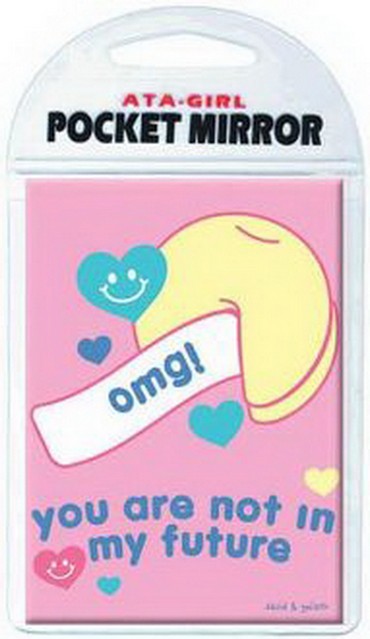 David and Goliath OMG You Are Not In My Future Pocket Mirror 50662