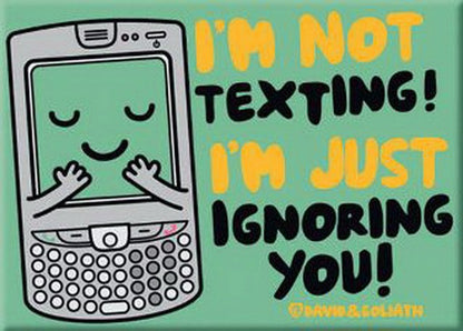 David and Goliath Not Texting Pocket Mirror 50736