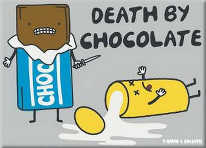 David and Goliath Death By Chocolate Pocket Mirror 50742
