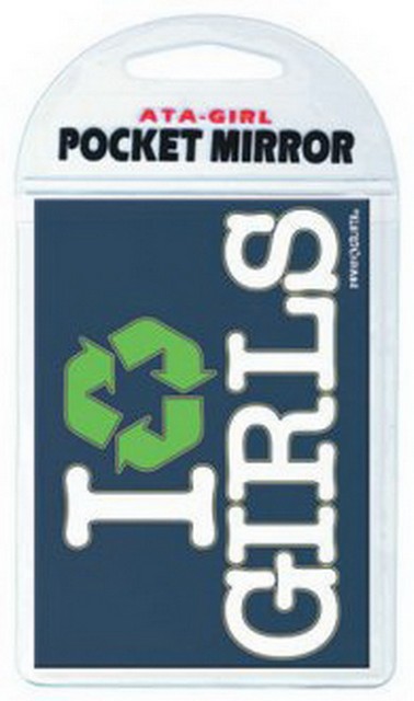David and Goliath I Recycle Girls Pocket Mirror 50782
