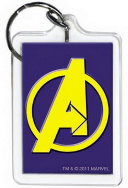 Marvel Comics The Avengers Logo Lucite Keychain 65789KR