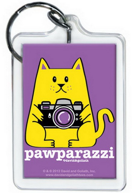 David and Goliath Pawparazzi Keychain 65889KR