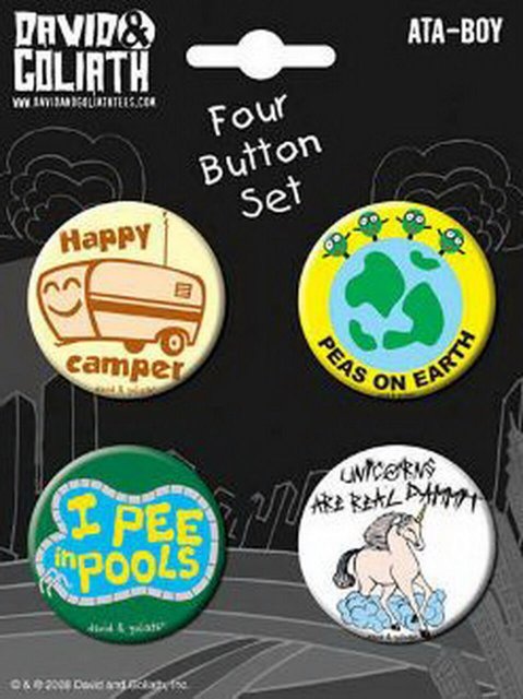 David and Goliath Button Set 81193BT4