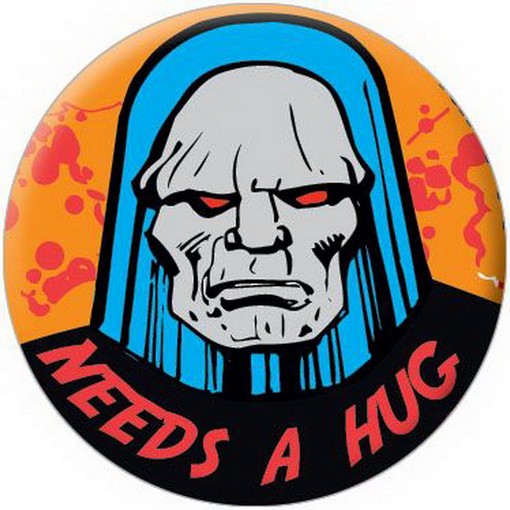 Superman Needs A Hug Licensed 1.25 Inch Button 81592