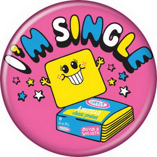 David and Goliath Single Cheese Button 82039