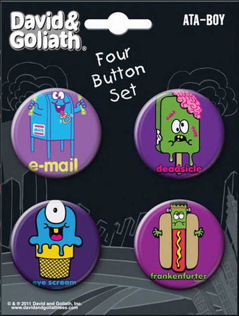 David and Goliath Button Set 82142BT4