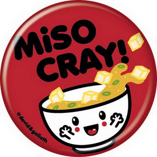 David and Goliath Miso Crazy Button 82249