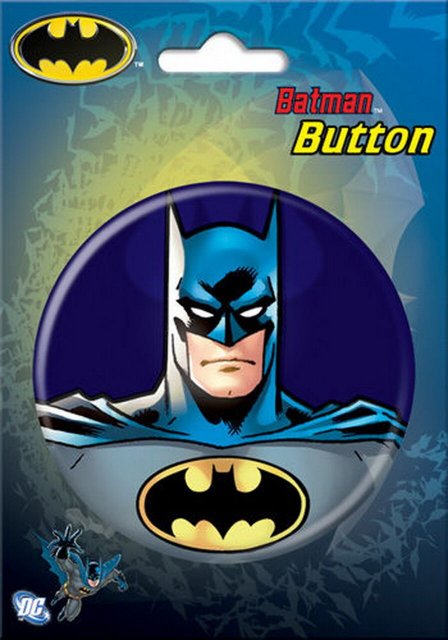 DC Comics Batman Close Up 3-inch Button 97033