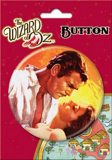 Gone With The Wind Flaming Kiss 3-inch Button 97054