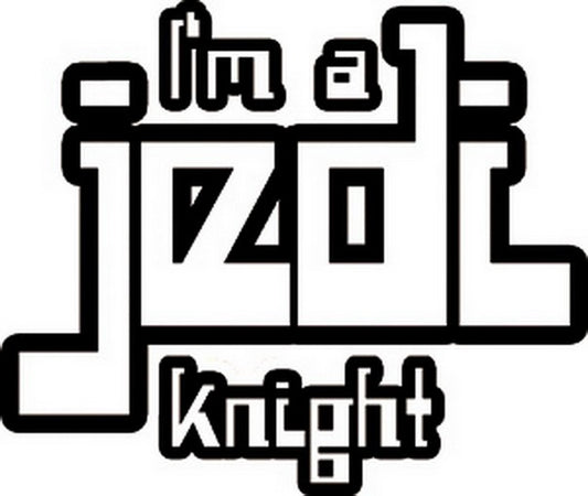 Star Wars I'm a Jedi Knight Rub-On Sticker S-SW-0020-R