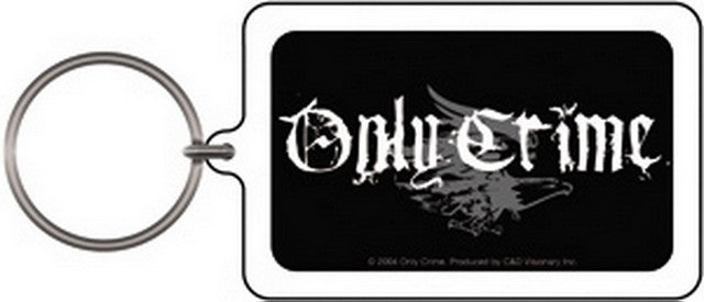 Only Crime Eagle Logo Lucite Keychain K-1392