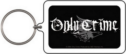 Only Crime Eagle Logo Lucite Keychain K-1392