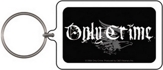Only Crime Eagle Logo Lucite Keychain K-1392