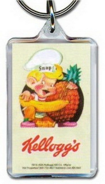 Kellogg's Rice Crispies Snap Lucite Keychain KK1863