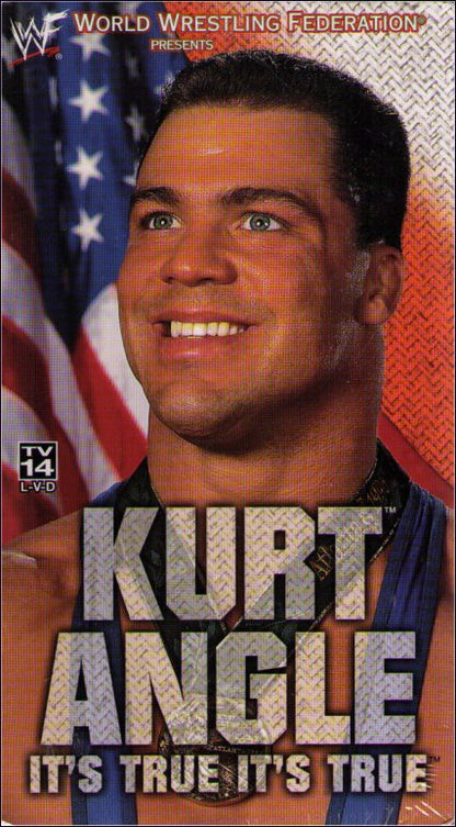 WWF Kurt Angle It's True It's True (2000) Wrestling WWE VHS Tape