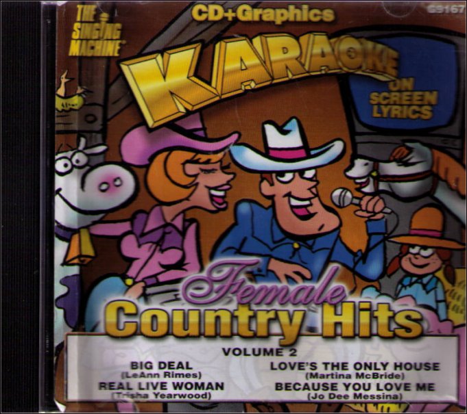 Karaoke Female Country Vol. 2 Music CD