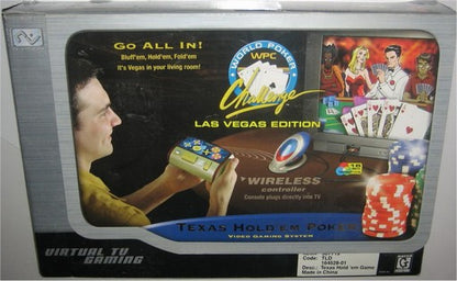 World Poker Challange Las Vegas Texas Hold em Poker Video Gaming System