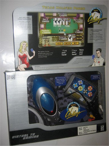 World Poker Challange Las Vegas Texas Hold em Poker Video Gaming System