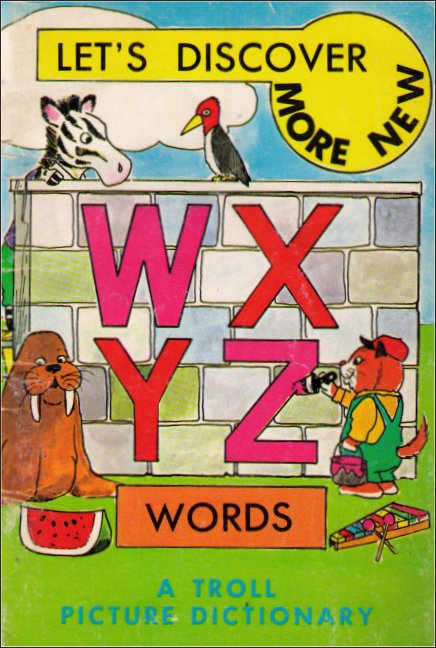 Let's Discover Words More New (1979) Troll Dictionary Vintage Kids Book
